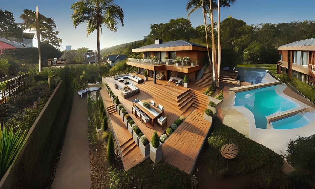 Expansive Wraparound Deck